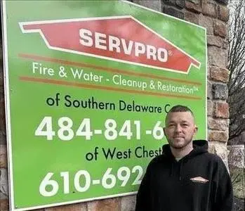 Jim Finnegan, team member at SERVPRO of Southern Delaware County