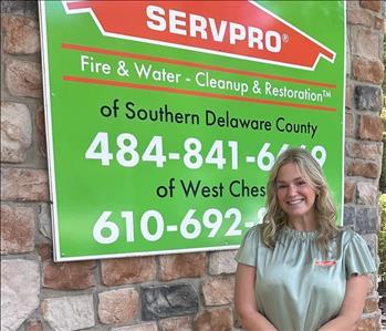 Miranda Reilly, team member at SERVPRO of West Chester