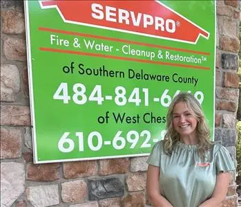 Miranda Reilly, team member at SERVPRO of West Chester