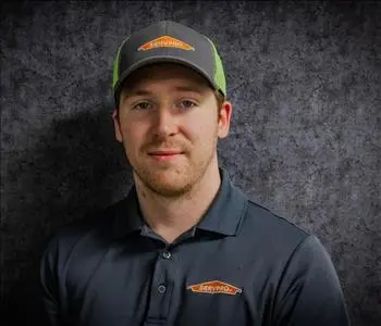 Levi Richey, team member at SERVPRO of St Paul Central West