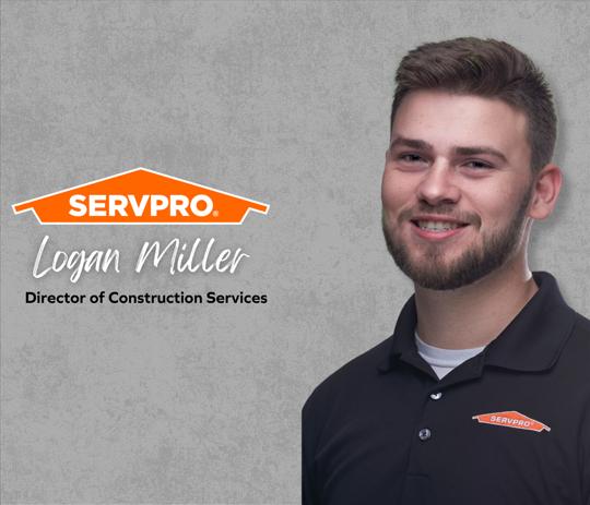 Logan Miller, team member at SERVPRO of Cincinnati East, Clermont County