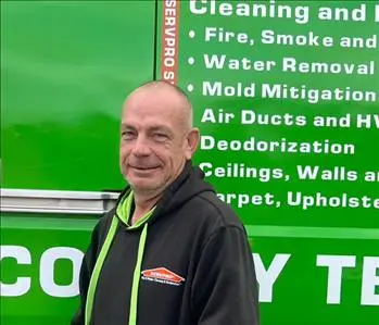 Dustin Bain, team member at SERVPRO of Gulfport