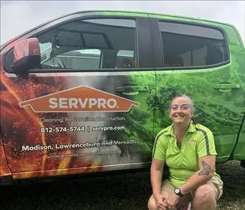 Chasity Voris, team member at SERVPRO of Madison, Lawrenceburg and Versailles