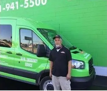 Tomas Quiroz, team member at SERVPRO of Taunton, Mansfield, Seekonk, Dighton