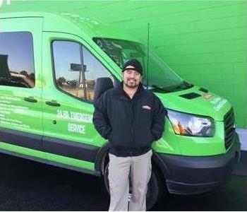 Andres Garcia, team member at SERVPRO of Taunton, Mansfield, Seekonk, Dighton
