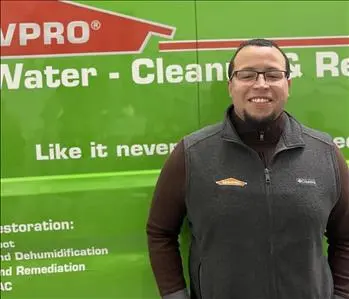 Ivan Melo, team member at SERVPRO of Taunton, Mansfield, Seekonk, Dighton