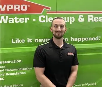 Jonathan Brightman, team member at SERVPRO of Taunton, Mansfield, Seekonk, Dighton