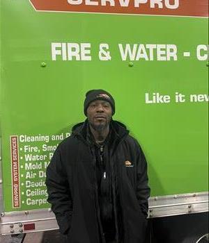 Allen Bradford, team member at SERVPRO of West Clinton Township