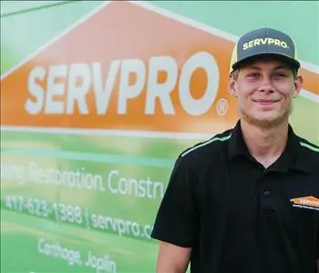 Klay Ackerson, team member at SERVPRO of Pittsburg, Fort Scott