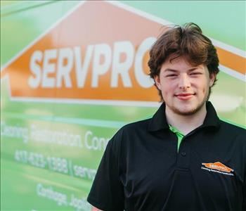 Jayden Nelson, team member at SERVPRO of Pittsburg, Fort Scott