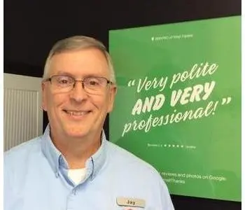 Jay Coverdale, team member at SERVPRO of West Topeka