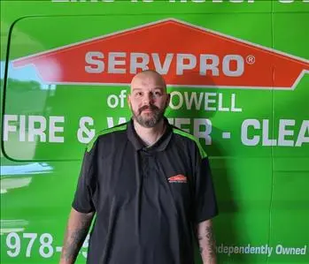 Jonathan Kawa, team member at SERVPRO of Lowell