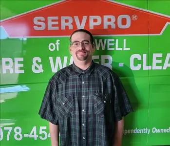 Justin Besancon, team member at SERVPRO of Lowell
