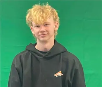 Bricen Brock, team member at SERVPRO of Johnson City and Washington County