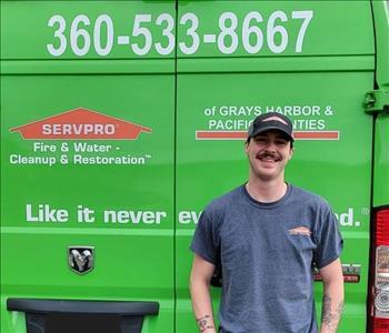 Jonah Showalter, team member at SERVPRO of Grays Harbor & Pacific Counties