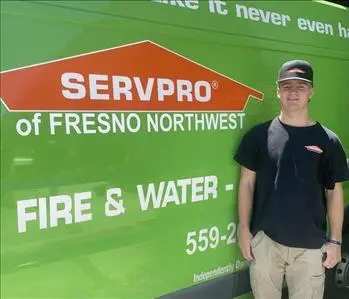 Aidan Wilson, team member at SERVPRO of Fresno Northwest