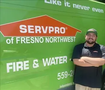 Isaac Horstman, team member at SERVPRO of Fresno Northwest