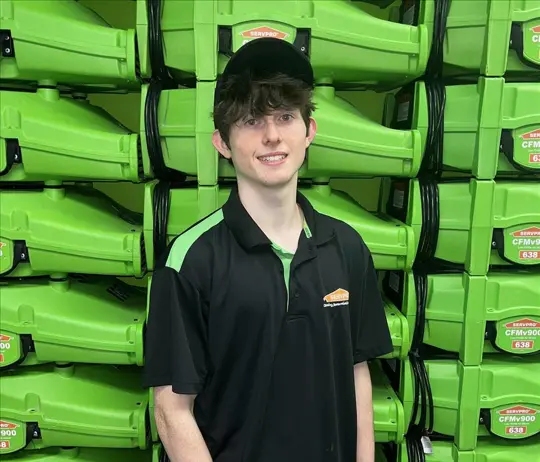 Liam Griswold, team member at SERVPRO of Spartanburg