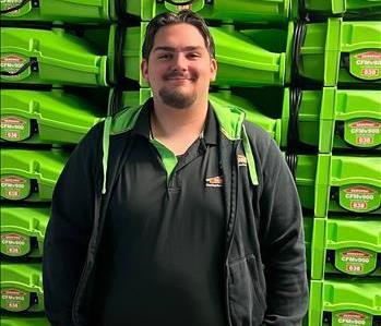 Colin Johnston, team member at SERVPRO of Spartanburg