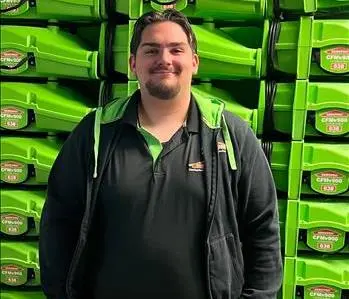 Colin Johnston, team member at SERVPRO of Spartanburg