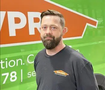 Justin Verton, team member at SERVPRO of Asheboro