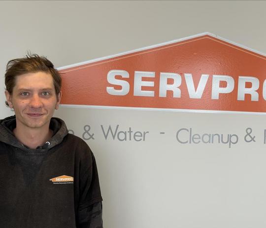 Austin Merza, team member at SERVPRO of Greensboro East