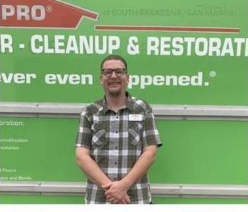 Justin Calorino, team member at SERVPRO of Monrovia