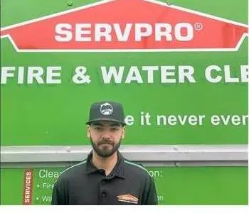 Christian Perez, team member at SERVPRO of Monrovia, Duarte, Bradbury