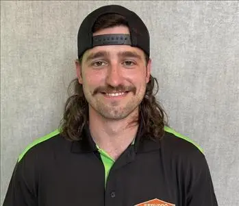 Zach Doll, team member at SERVPRO of Bay View