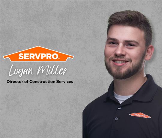 Logan Miller, team member at SERVPRO of Downtown Cincinnati / Team Roberts & Parsons