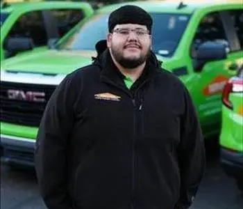 Sebastian Mendoza, team member at SERVPRO of Downtown Tucson, Flowing Wells