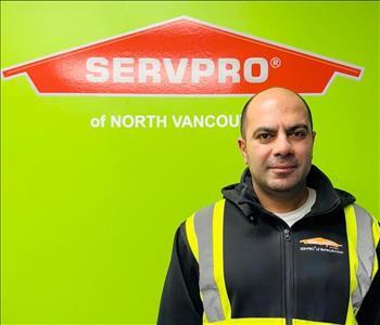 Pouyan Vahdani, team member at SERVPRO of North Vancouver