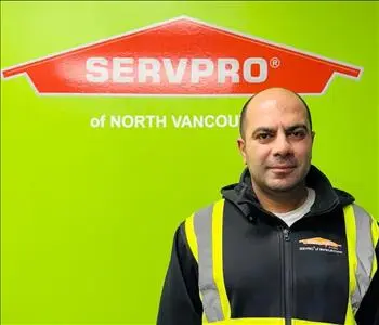 Pouyan Vahdani, team member at SERVPRO of North Vancouver