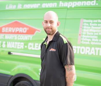 Jon Fender, team member at SERVPRO of St. Mary's County