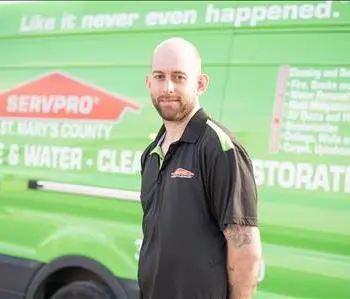 Jon Fender, team member at SERVPRO of St. Mary's County