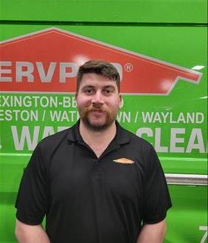 Areg Hakhinian, team member at SERVPRO of Lexington, Waltham, Watertown, Arlington, Somerville, Charlestown
