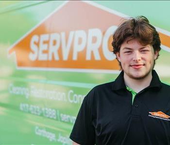 Jayden Nelson, team member at SERVPRO of Carthage, Joplin