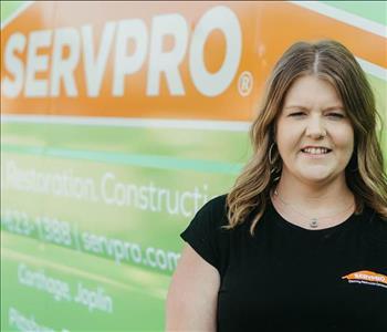 Stefani Lambeth, team member at SERVPRO of Carthage, Joplin