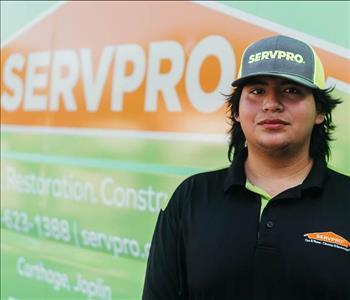 Edwin Cornejo, team member at SERVPRO of Carthage, Joplin