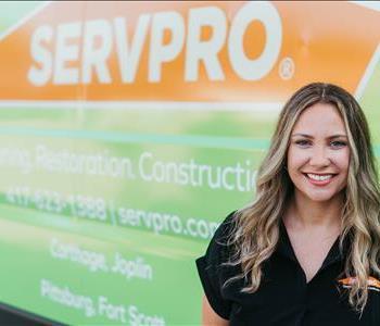 Megan Sloan, team member at SERVPRO of Carthage, Joplin