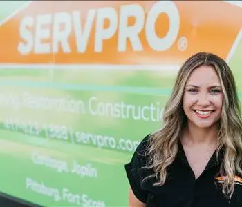 Megan Sloan, team member at SERVPRO of Carthage, Joplin