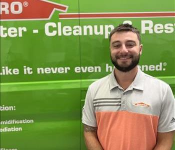 Chris Gagnon Jr. "CJ", team member at SERVPRO of Providence