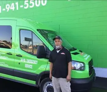 Tomas Quiroz, team member at SERVPRO of Providence