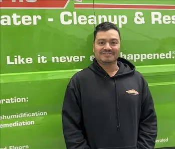Fredy Soberanis, team member at SERVPRO of Providence
