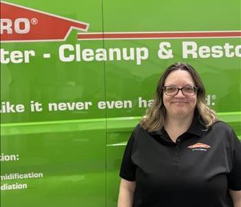 Melissa Pelletier, team member at SERVPRO of Providence