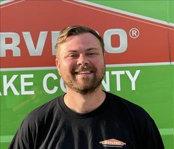 Brandon Russell, team member at SERVPRO of Lake County