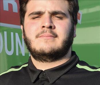 Jordan Coello, team member at SERVPRO of Lake County