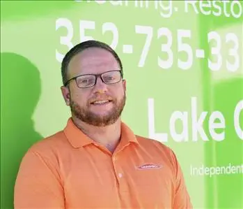 Zach Brewer, team member at SERVPRO of Lake County