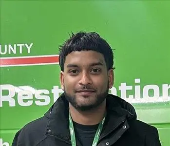 Ashwin Mahadeo, team member at SERVPRO of Champaign / Urbana