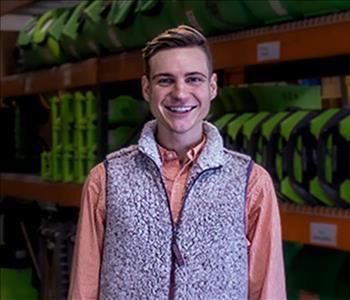 Peyton Mehr, team member at SERVPRO of Dyersburg, Union City, Weakley, Gibson, Carroll Counties